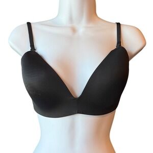 Skims Wireless Form T-Shirt Demi Maternity Nursing Bra Onyx Size 32DD NWT